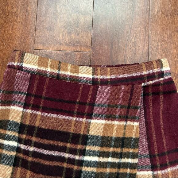 Amazing Lace Women’s Clueless Plaid Wool Blend Skort, Size Small - Picture 5 of 12